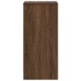 Aparador roble marrón 29,5x34x76 cm madera de ingeniería