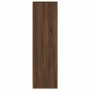 Aparador alto roble marrón 29,5x34x119,5 cm madera ingeniería