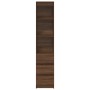 Aparador alto roble marrón 37,5x35x180 cm madera de ingeniería