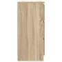 Aparador roble Sonoma 37,5x35x76 cm madera de ingeniería