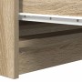 Aparador roble Sonoma 37,5x35x76 cm madera de ingeniería