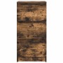 Aparador roble ahumado 37,5x35x76 cm madera de ingeniería