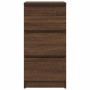 Aparador roble marrón 37,5x35x76 cm madera de ingeniería