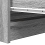 Aparador de madera de ingeniería Sonoma gris 80x35x76 cm