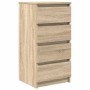 Aparador roble Sonoma 37,5x35x76 cm madera de ingeniería en Aparadores | Comprar online en Foro24