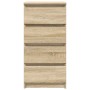 Aparador roble Sonoma 37,5x35x76 cm madera de ingeniería en Aparadores | Comprar online en Foro24