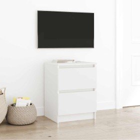 Mueble de TV de madera de ingeniería blanco 40x35x54 cm en Muebles TV | Comprar online en Foro24