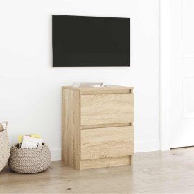 Mueble de TV de roble Sonoma 40x35x54 cm Madera de ingeniería en Muebles TV | Comprar online en Foro24