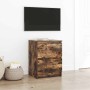 Mueble de TV de roble ahumado 40x35x54 cm Madera de ingeniería