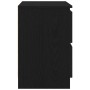Mueble para TV madera contrachapada negro 60x35x54 cm