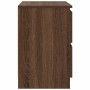 Mueble para TV madera contrachapada marrón roble 60x35x54 cm