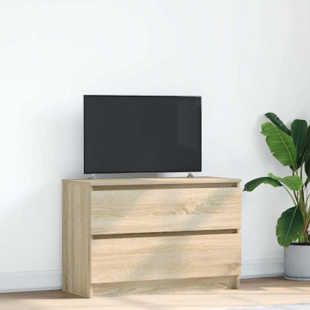 Mueble de TV roble Sonoma 80x35x54 cm madera de ingeniería en Muebles TV | Comprar online en Foro24
