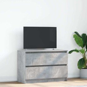 Mueble de TV de madera de ingeniería gris hormigón 80x35x54 cm en Muebles TV | Comprar online en Foro24