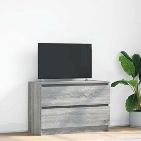 Mueble de TV Sonoma gris 80x35x54 cm madera de ingeniería en Muebles TV | Comprar online en Foro24