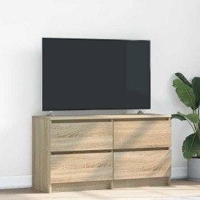 Mueble de TV madera de ingeniería roble Sonoma 100x35x54 cm en Muebles TV | Comprar online en Foro24