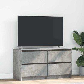 Mueble de TV madera de ingeniería gris hormigón 100x35x54 cm en Muebles TV | Comprar online en Foro24