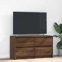 Mueble para TV madera contrachapada marrón roble 100x35x54 cm en Muebles TV | Comprar online en Foro24