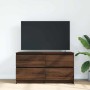 Mueble para TV madera contrachapada marrón roble 100x35x54 cm en Muebles TV | Comprar online en Foro24