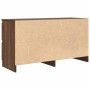Mueble para TV madera contrachapada marrón roble 100x35x54 cm en Muebles TV | Comprar online en Foro24