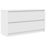 Mueble para TV madera contrachapada blanco 100x35x54 cm