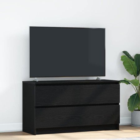 Mueble para TV madera contrachapada negro 100x35x54 cm en Muebles TV | Comprar online en Foro24