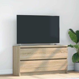 Mueble de TV madera de ingeniería roble Sonoma 100x35x54 cm en Muebles TV | Comprar online en Foro24