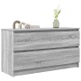 Mueble de TV madera contrachapada gris Sonoma 100x35x54 cm