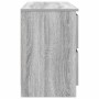 Mueble de TV madera contrachapada gris Sonoma 100x35x54 cm