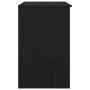Escritorio roble negro 86x49x76 cm madera de ingeniería