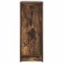 Zapatero roble ahumado 29,5x34x76 cm Madera de ingeniería