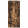 Zapatero roble ahumado 29,5x34x76 cm Madera de ingeniería