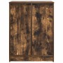 Zapatero roble ahumado 57x34x76 cm Madera de ingeniería