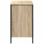Mueble de baño con lavabo y cajones roble Sonoma 60x34,5x60 cm