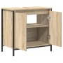 Mueble de baño con lavabo roble Sonoma 60x34,5x60 cm