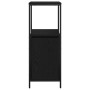 Mueble de baño con estantes roble negro 36x35x95 cm