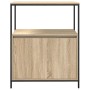 Mueble de baño con estantes roble Sonoma 76,5x35x95 cm