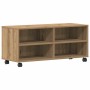 Gabinete de TV Marrón 90 x 35 x 35 cm Madera contrachapada