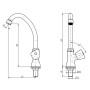 SCHÜTTE Cold water swivel tap CARNEO chrome by SCHÜTTE, Faucets - Ref: Foro24-438691, Price: 35,34 €, Discount: %