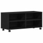 Gabinete de TV Negro 90 x 35 x 35 cm Madera contrachapada