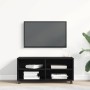 Gabinete de TV Negro 90 x 35 x 35 cm Madera contrachapada