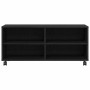 Gabinete de TV Negro 90 x 35 x 35 cm Madera contrachapada