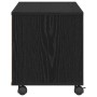 Gabinete de TV Negro 90 x 35 x 35 cm Madera contrachapada