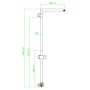 SCHÜTTE Fixed shower bar MARSEILLE chrome by SCHÜTTE, Shower arms and adapters - Ref: Foro24-438694, Price: 108,88 €, Discoun...