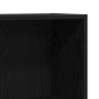 Gabinete de Libros Negro 60 x 24 x 76 cm Madera contrachapada