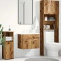 Mueble de baño para lavabo de madera antigua 60x38,5x46 cm