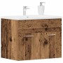 Mueble de baño para lavabo de madera antigua 60x38,5x46 cm