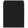 Mueble de baño para lavabo de roble negro 60x38,5x46 cm