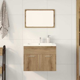 Juego de muebles baño 2 piezas madera ingeniería roble artisan en Muebles de baño | Comprar online en Foro24