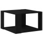 Mesa de Café Roble negro 85 x 55 x 31 cm Madera contrachapada