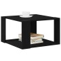 Mesa de Café Roble negro 85 x 55 x 31 cm Madera contrachapada
